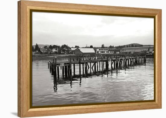 Unsafe Dock BW-Dana Styber-Framed Premier Image Canvas