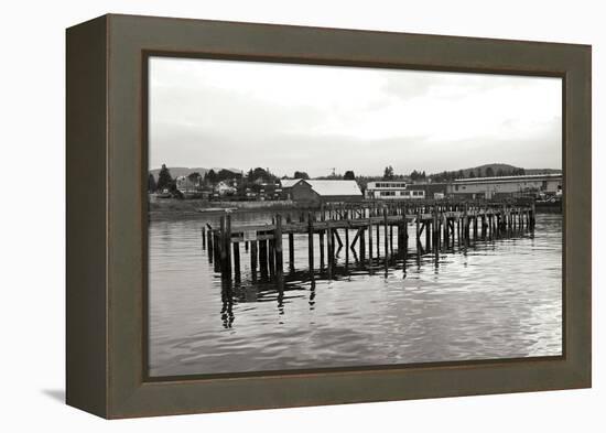 Unsafe Dock BW-Dana Styber-Framed Premier Image Canvas