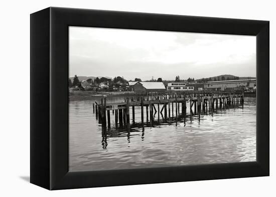 Unsafe Dock BW-Dana Styber-Framed Premier Image Canvas