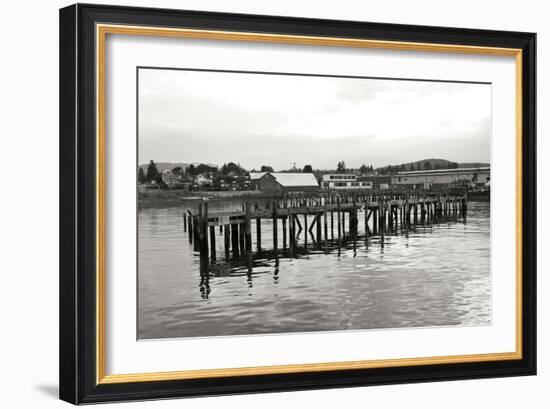 Unsafe Dock BW-Dana Styber-Framed Photographic Print