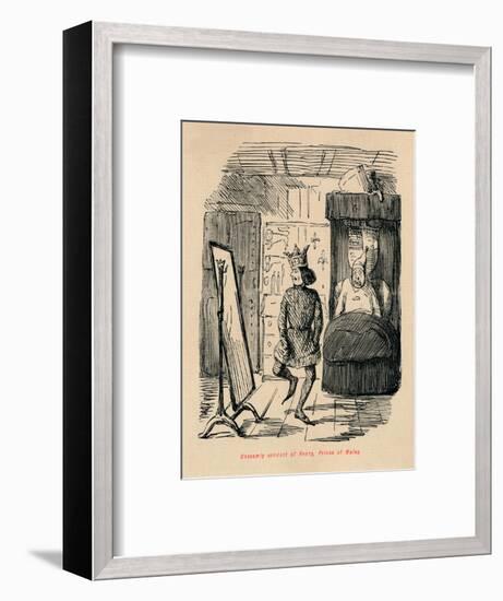 'Unseemly conduct of Henry, Prince of Wales', c1860, (c1860)-John Leech-Framed Giclee Print