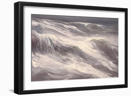 Unsettled Seas-Sheila Finch-Framed Art Print