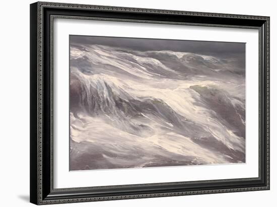 Unsettled Seas-Sheila Finch-Framed Art Print