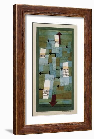 Unstable Equilibrium-Paul Klee-Framed Giclee Print