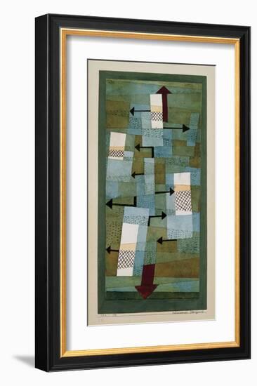 Unstable Equilibrium-Paul Klee-Framed Giclee Print
