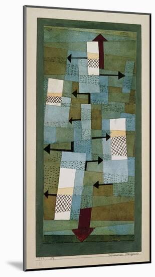 Unstable Equilibrium-Paul Klee-Mounted Giclee Print