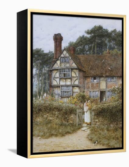 Unstead Farm, Godalming-Helen Allingham-Framed Premier Image Canvas