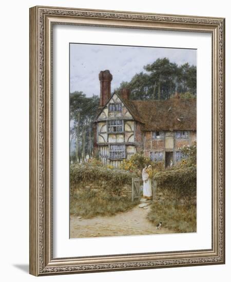 Unstead Farm, Godalming-Helen Allingham-Framed Giclee Print