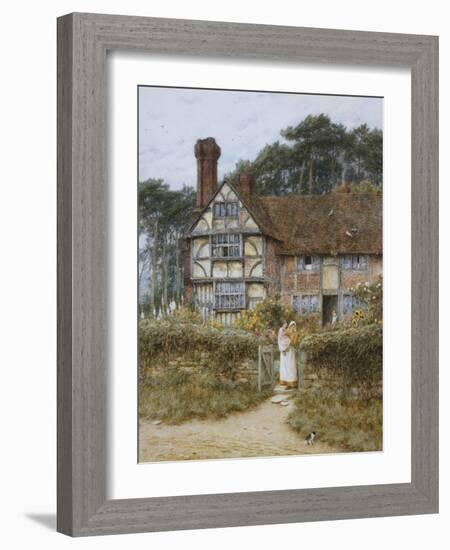 Unstead Farm, Godalming-Helen Allingham-Framed Giclee Print