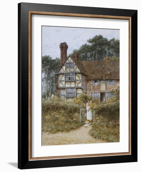 Unstead Farm, Godalming-Helen Allingham-Framed Giclee Print