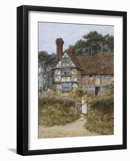 Unstead Farm, Godalming-Helen Allingham-Framed Premium Giclee Print