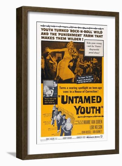 Untamed Youth, 1957-null-Framed Premium Giclee Print