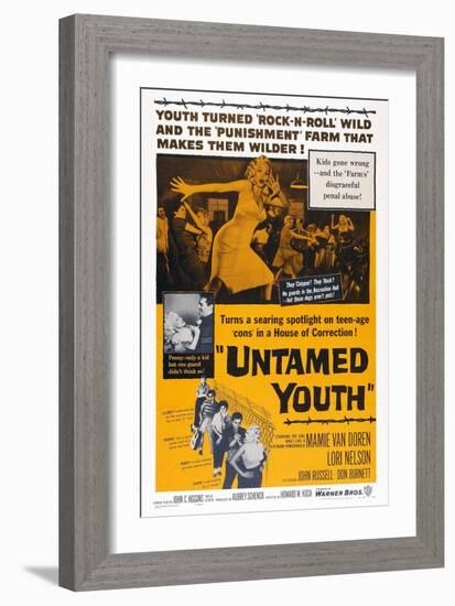 Untamed Youth, 1957-null-Framed Art Print