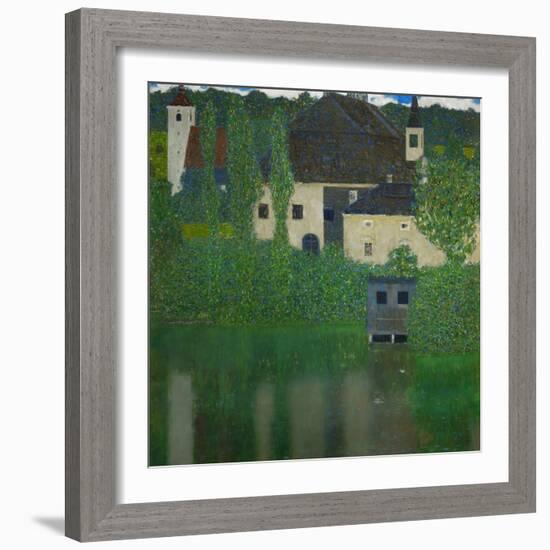 Unterach Manor on the Attersee Lake, Austria, 1915-1916-Gustav Klimt-Framed Giclee Print