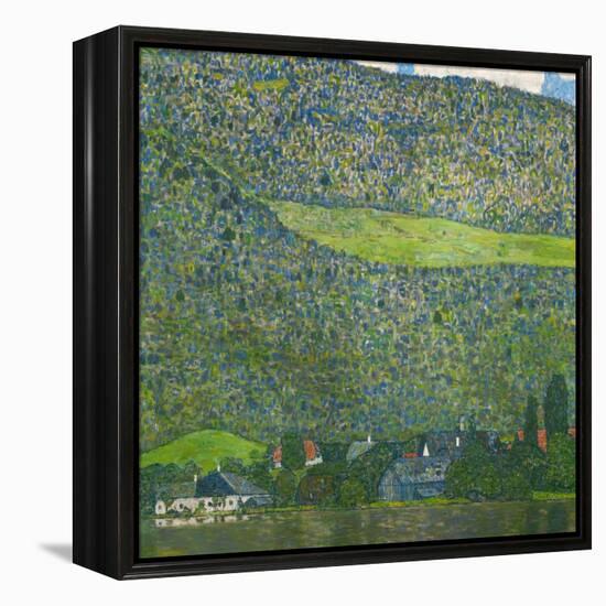 Unterach on Lake Attersee, Austria, 1915-Gustav Klimt-Framed Premier Image Canvas