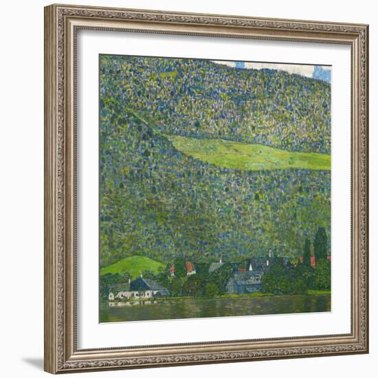 Unterach on Lake Attersee, Austria, 1915-Gustav Klimt-Framed Giclee Print