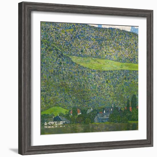 Unterach on Lake Attersee, Austria, 1915-Gustav Klimt-Framed Giclee Print