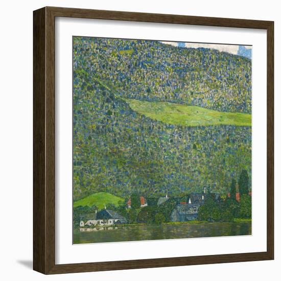 Unterach on Lake Attersee, Austria, 1915-Gustav Klimt-Framed Giclee Print