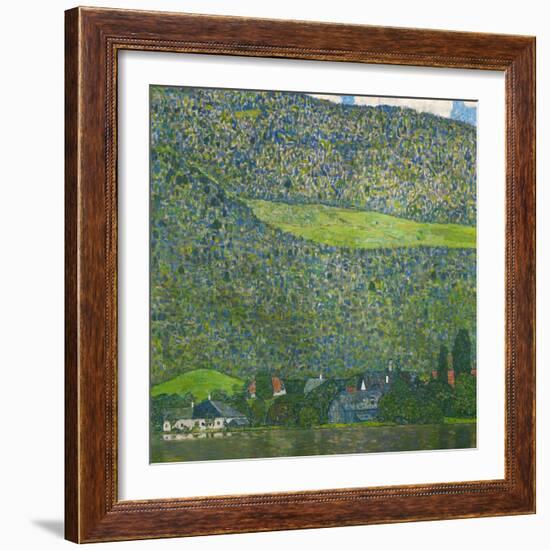 Unterach on Lake Attersee, Austria, 1915-Gustav Klimt-Framed Giclee Print