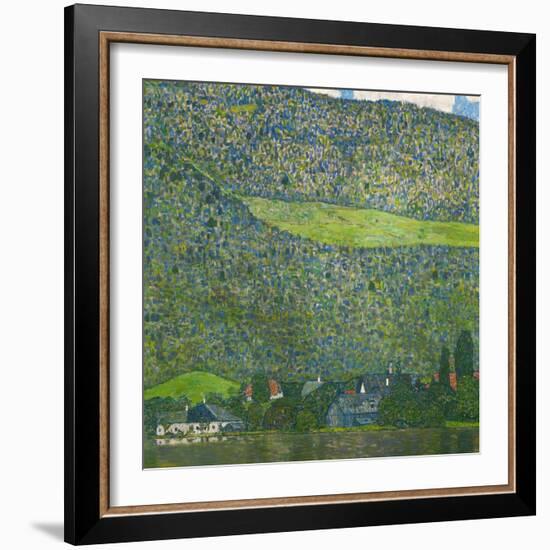 Unterach on Lake Attersee, Austria, 1915-Gustav Klimt-Framed Giclee Print