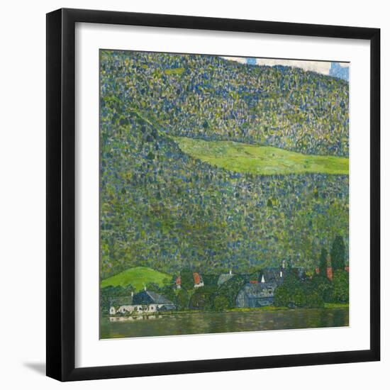 Unterach on Lake Attersee, Austria, 1915-Gustav Klimt-Framed Giclee Print