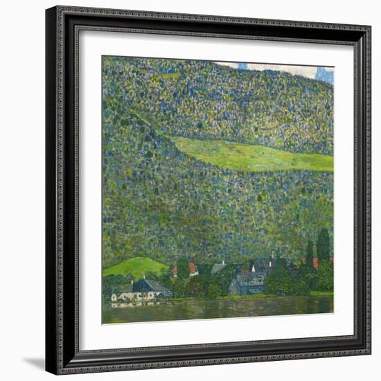 Unterach on Lake Attersee, Austria, 1915-Gustav Klimt-Framed Giclee Print