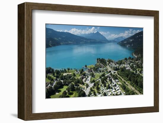 Unterseen, Thunersee, Neuhaus, Golf, Golf Hotel-Frank Fleischmann-Framed Photographic Print