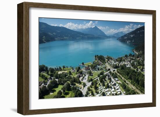 Unterseen, Thunersee, Neuhaus, Golf, Golf Hotel-Frank Fleischmann-Framed Photographic Print