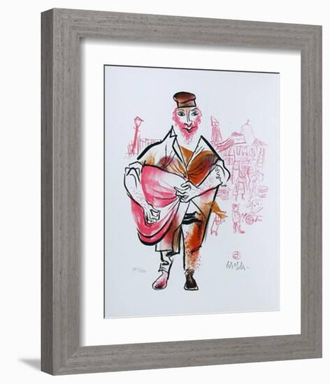 Untitled 10 from the Shtetl Portfolio-William Gropper-Framed Limited Edition