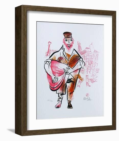 Untitled 10 from the Shtetl Portfolio-William Gropper-Framed Limited Edition