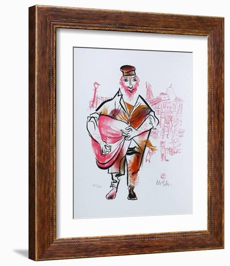 Untitled 10 from the Shtetl Portfolio-William Gropper-Framed Limited Edition