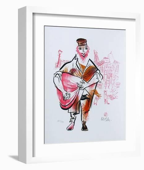 Untitled 10 from the Shtetl Portfolio-William Gropper-Framed Limited Edition