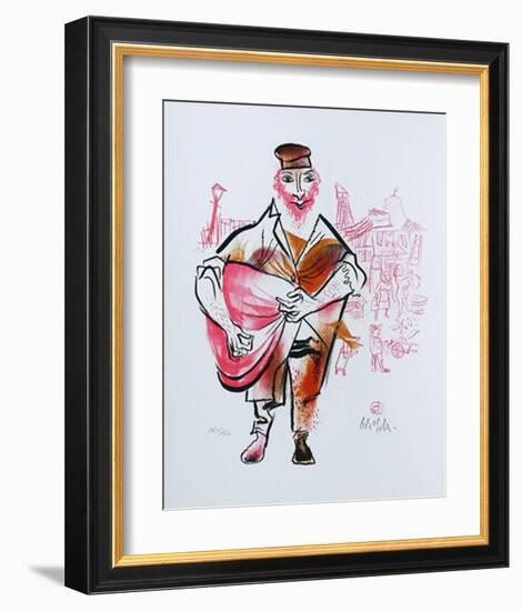 Untitled 10 from the Shtetl Portfolio-William Gropper-Framed Limited Edition