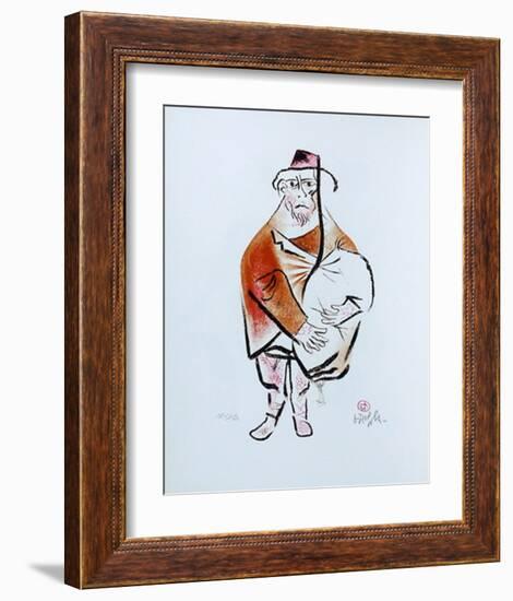 Untitled 11 from the Shtetl Portfolio-William Gropper-Framed Limited Edition