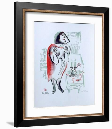 Untitled 14 from the Shtetl Portfolio-William Gropper-Framed Limited Edition