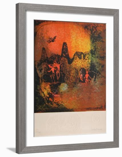 Untitled 15-Lebadang-Framed Limited Edition