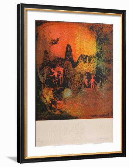 Untitled 15-Lebadang-Framed Limited Edition