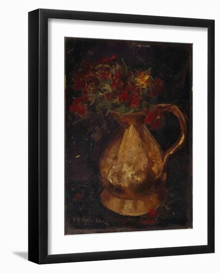 Untitled, 1888 oil on board-Fritz Thaulow-Framed Giclee Print