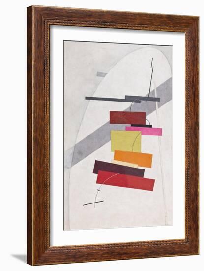 Untitled, 1919-20 circa,-Eliezer Markowich Lissitzky-Framed Giclee Print