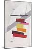 Untitled, 1919-20 circa,-Eliezer Markowich Lissitzky-Mounted Giclee Print