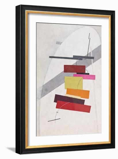 Untitled, 1919-20 circa,-Eliezer Markowich Lissitzky-Framed Giclee Print