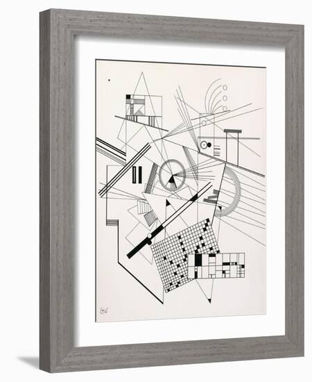 Untitled, 1925-Wassily Kandinsky-Framed Giclee Print