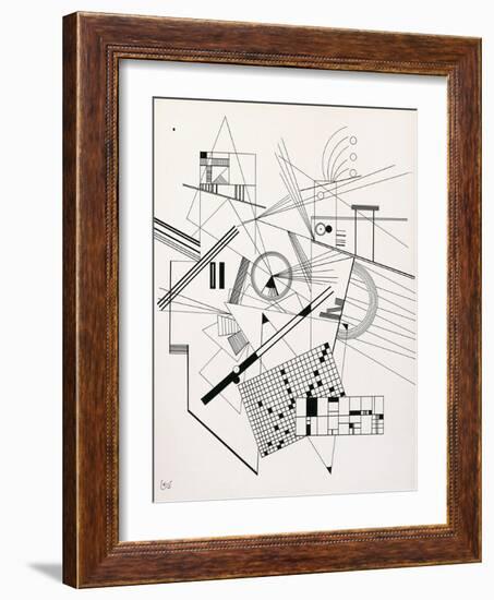 Untitled, 1925-Wassily Kandinsky-Framed Giclee Print