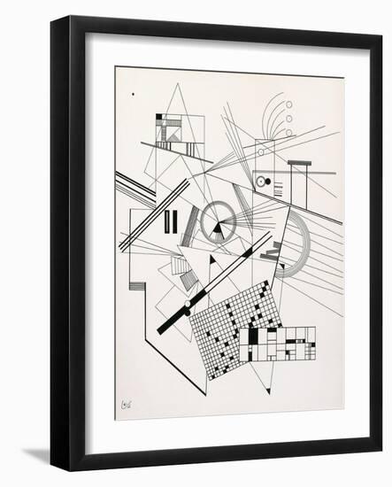 Untitled, 1925-Wassily Kandinsky-Framed Giclee Print