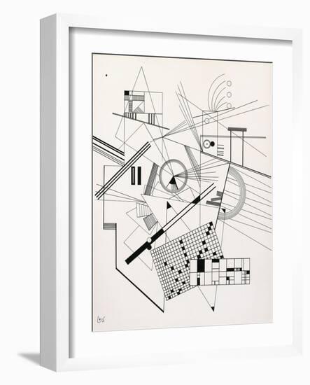 Untitled, 1925-Wassily Kandinsky-Framed Giclee Print