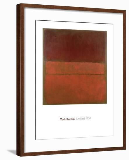 Untitled, 1959-Mark Rothko-Framed Giclee Print