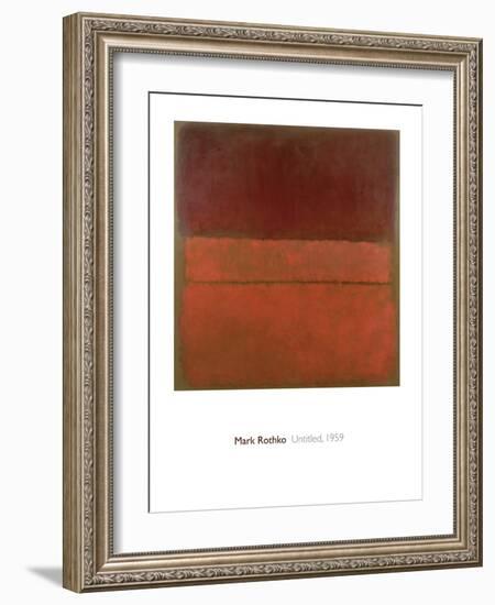 Untitled, 1959-Mark Rothko-Framed Giclee Print