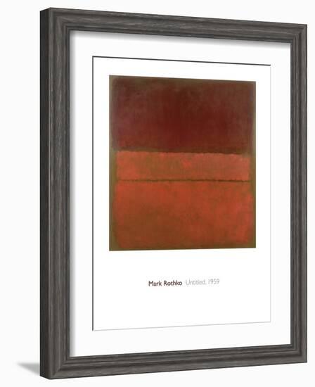 Untitled, 1959-Mark Rothko-Framed Giclee Print