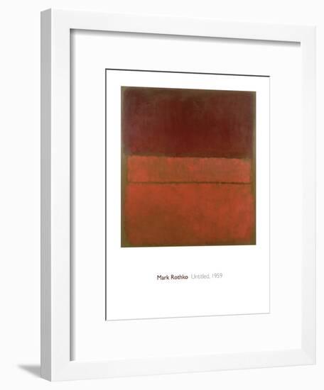 Untitled, 1959-Mark Rothko-Framed Giclee Print