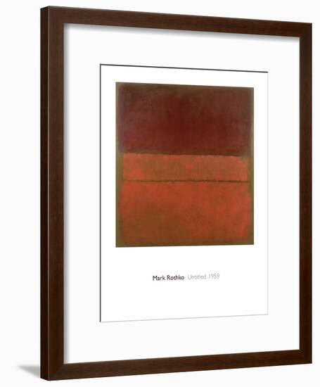 Untitled, 1959-Mark Rothko-Framed Giclee Print